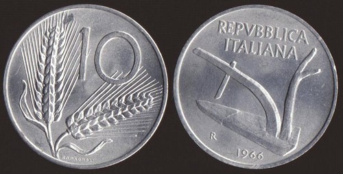 Lire 1966 italia fdc - lire,