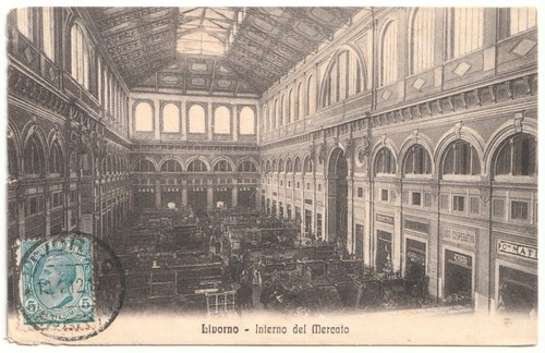 Livorno interno del mercato - del,