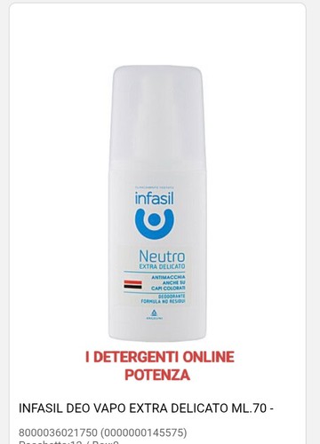 Infasil deodorante spray - x3,