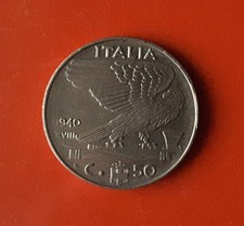 50 CENTESIMI 1940 ERRORE - 2