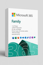 MICROSOFT 365 Famiglia per 1 Persona 5 Anni 5 Dispositivi per Windows e Mac ITA