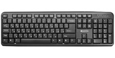 Con Filo Tastiera USB, Nero -
