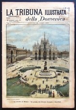 1898 RIVOLTA MILANO PIAZZA DUOMO DISORDINI operai italiani Sempione carabinieri