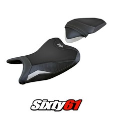 Kawasaki Ninja 250 2018 2019 Sedile Cover Tappezzeria Comfort Bianco Nero