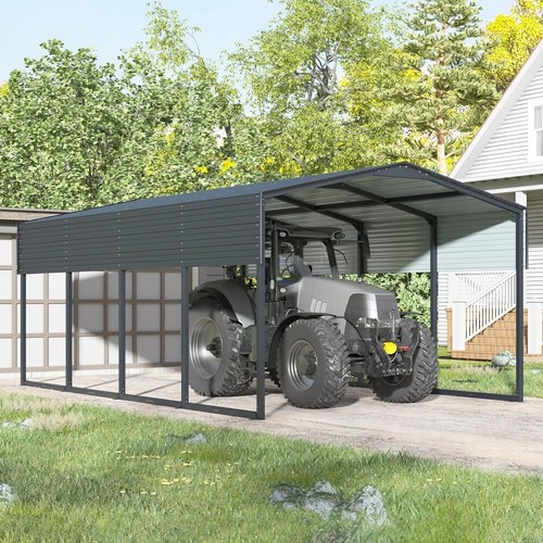 Gazebo garage tetto zincato