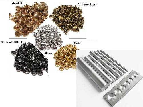 Set rivetti pelle doppio - set,