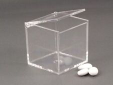 4 PEZZI Scatola in plexiglass