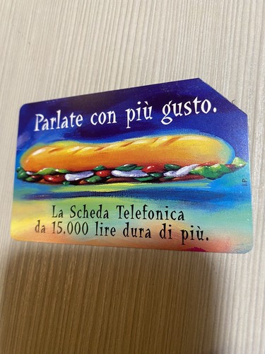 Scheda telefonica rara - scheda,