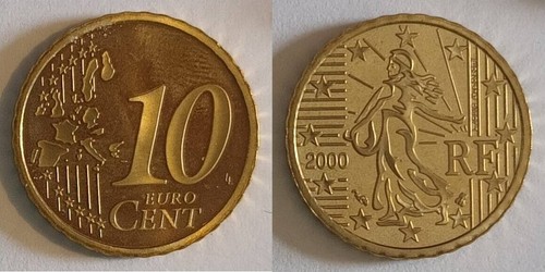 France cent euro - france,