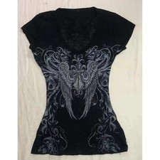 Y2k angel wings maglietta - wings,