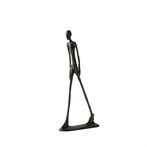 Statuetta ghisa minimalista - in,