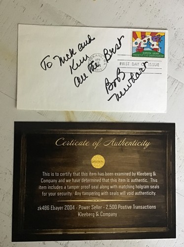 Autografo bob newhart prima - bob,