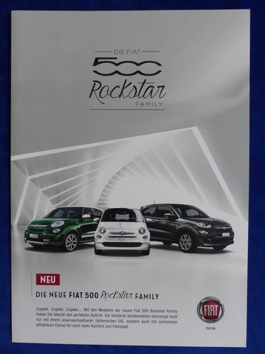 Fiat 500 rockstar - 500, edizione