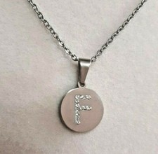 COLLANA IN ACCIAIO LETTERE MODELLO REBECCA