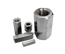 DADI LUNGHI  DI GIUNZIONE DA M3 A M30 IN ACCIAIO ZINCATO DISTANZIALE PROLUNGA