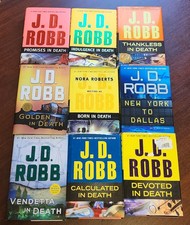 Lot of 9 In Death Series by