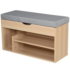 HOMCOM Scarpiera 2 in 1, Panca