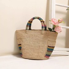 Borsa Paglia Intrecciata