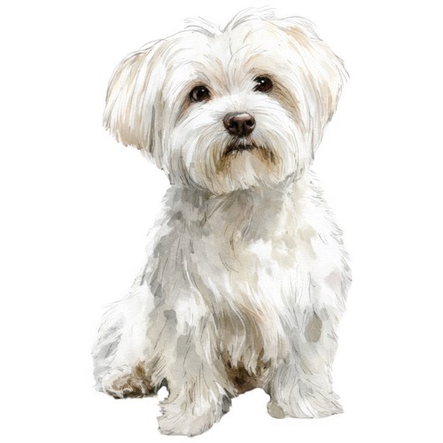 Adesivi cane maltese - adesivi,