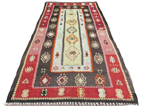 Tappeto turco lana kilim - in,