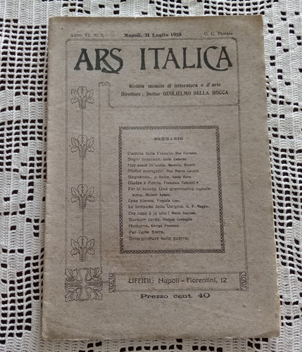 Ars italica rivista mensile - rivista,