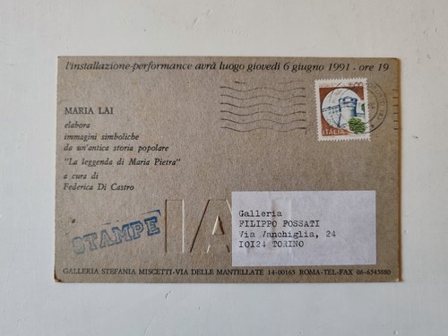 Invito mostra maria - invito, la