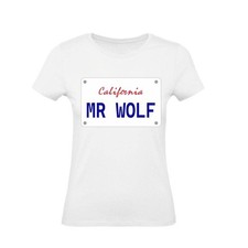 Maglia T-shirt donna - MR Wolf Targa - divertente humor - made in italy