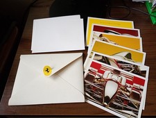 Ferrari Asprey London , SET  6 CARTOLINE -FERRARI SCHUMACHER