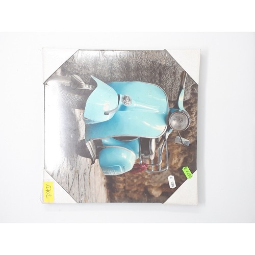 Quadro vespa celeste - quadro,