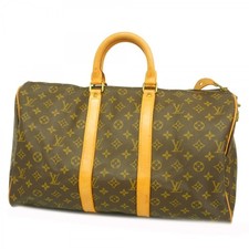 Louis Vuitton Monogram Keepall 45 Boston Borsa M41428 Marrone Uomo e... GZl1dia0