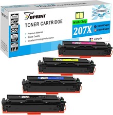 TOPRINT [Con Chip 4 Confezioni 207X Cartucce Toner W2210X W2211X W221