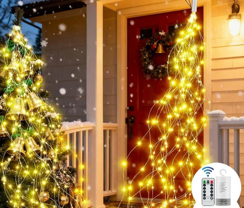 Luci natale cascata - natale,