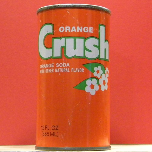 Orange crush soda pop - crush, bank