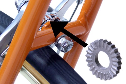 Replacement serrated brake - serrated,