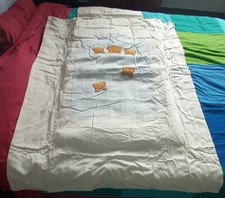 Piumino sfoderabile neonato lettino con sbarre  federa per cuscino