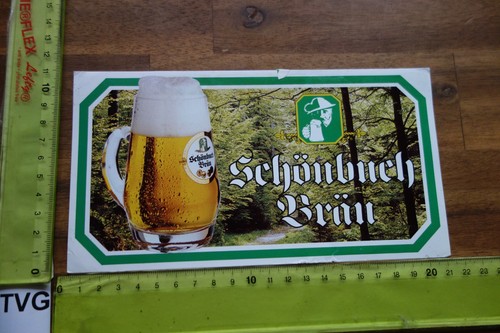 Vecchio adesivo birrificio