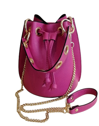Secchiello vera pelle con - secchiello,