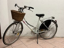bicicletta da donna vintage tipo graziella bianca con cestino 26" usata