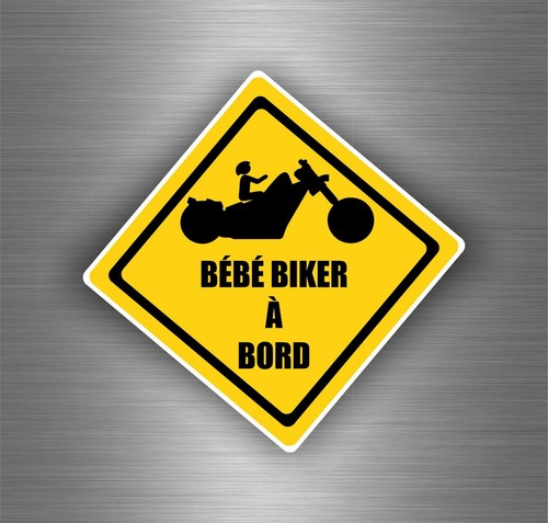 Autoadesivo biker motociclista - autoadesivo,