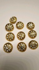 Set gold rhinestone - set,