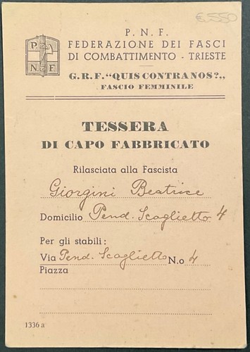 Trieste gruppo rionale - trieste,