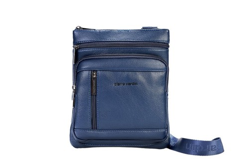 Borsa borsello ecopelle blu - borsello,