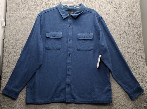 Hurley shacket uomo 2xl - 2xl, blu