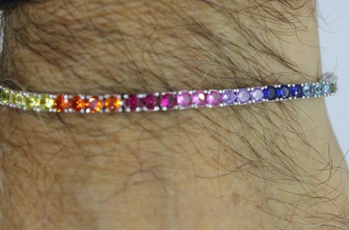 Bracciale argento tennis - argento,