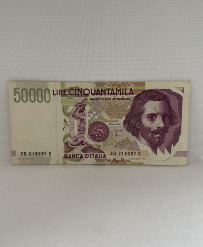 Banconota italia 50000 - banconota,
