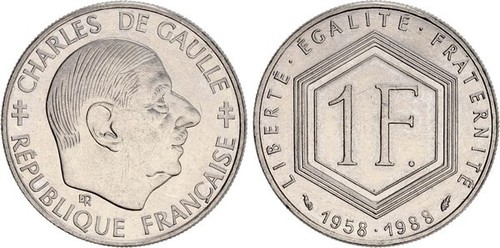 France franc charles - 1,