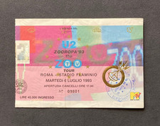 Ticket biglietto concerto - , u2