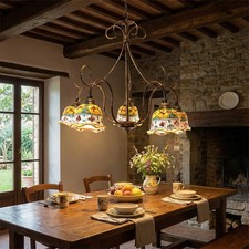 LAMPADARIO IN CERAMICA