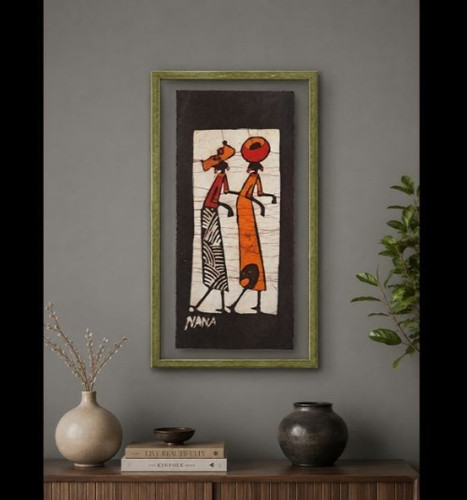 Quadro batik africano - quadro,