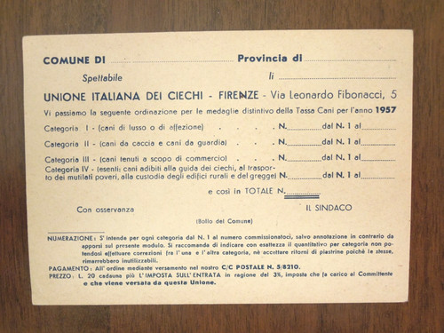 Cartolina commerciale spett - cartolina,